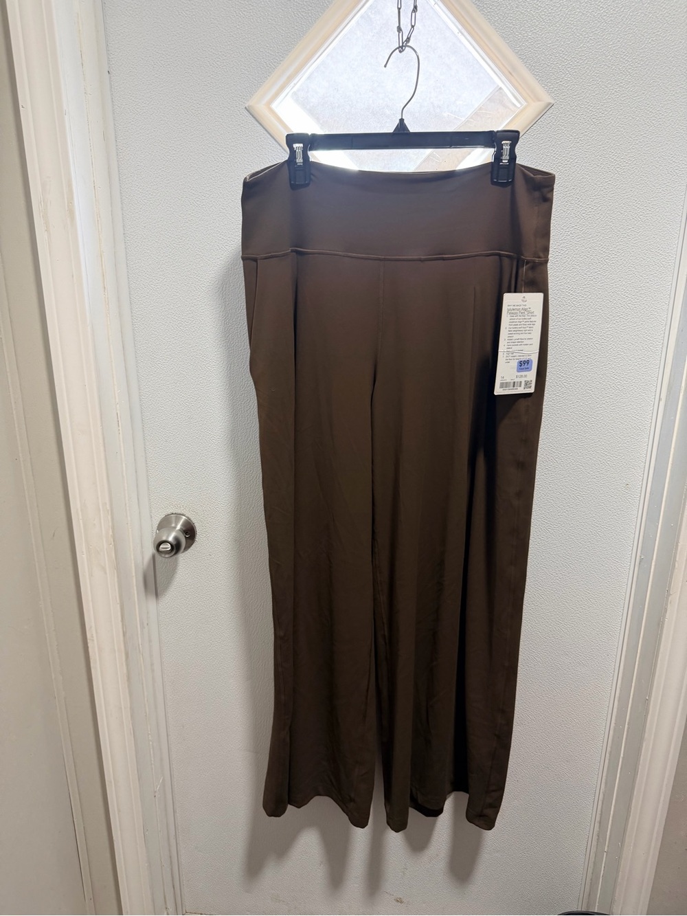 lululemon Align Palazzo Pant Wide Leg Brown Size 14 NWT